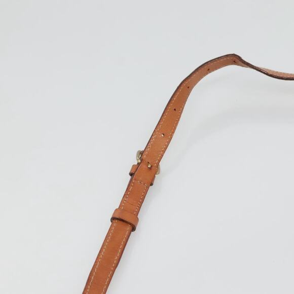 CELINE Macadam Canvas Shoulder Bag Pvc Leather Brown Gold - Picture 8 of 12